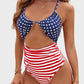 Women's One Piece Flattering Cheeky High Cut Out Cute Swimsuit
