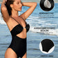 Women's Flattering Cheeky High-Cut One-Piece Swimsuit with Stylish Cut-Outs