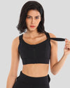 Women's Plus Size Zip-Front High Impact Sports Bra: Ultimate Support & Comfort