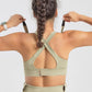Women's Plus Size Zip-Front High Impact Sports Bra: Ultimate Support & Comfort