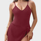Stylish Plus Size Tummy Control One-Piece Swimsuit for Women, Slimming Fit