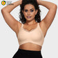 Women's Seamless V-Mesh Wireless Bralette: Ultra-Comfortable Supportive Everyday T-Shirt Bra