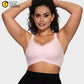 Women's Seamless V-Mesh Wireless Bralette: Ultra-Comfortable Supportive Everyday T-Shirt Bra