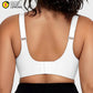 Women's Seamless V-Mesh Wireless Bralette: Ultra-Comfortable Supportive Everyday T-Shirt Bra