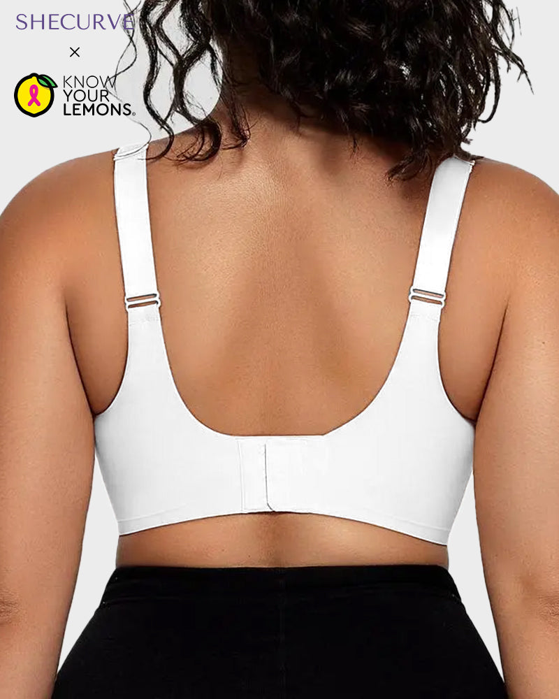 Women's Seamless V-Mesh Wireless Bralette: Ultra-Comfortable Supportive Everyday T-Shirt Bra