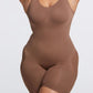 Seamless Mid-Thigh Full Body Shaper Bodysuit: Core, Thighs, Bust, Booty Lift