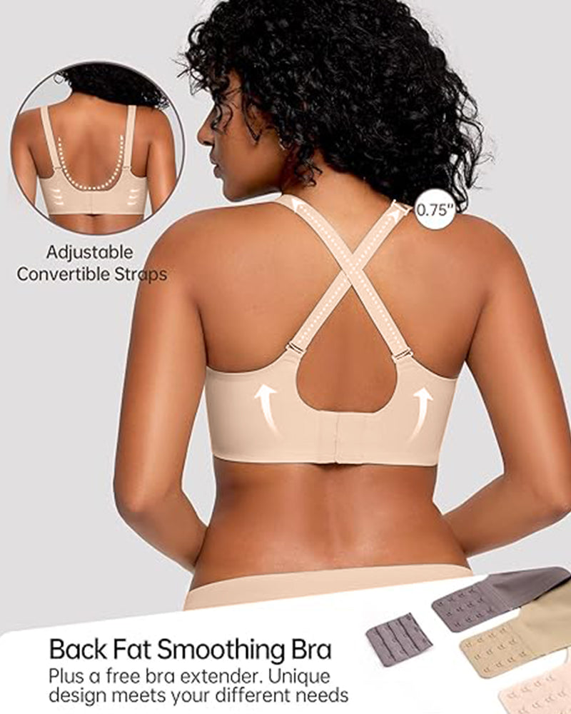 SheCurve Soft Full Coverage Scalloped Wireless Jelly Bra for All-Day Comfort