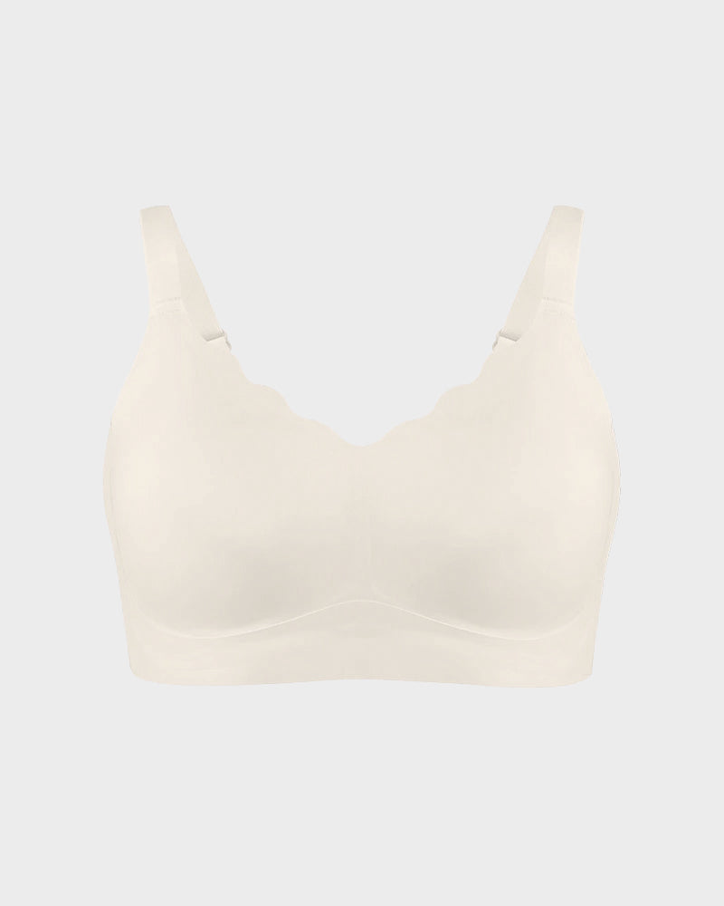 Wireless Seamless Comfort Smoothing Push-Up Bra for Everyday Invisible Support