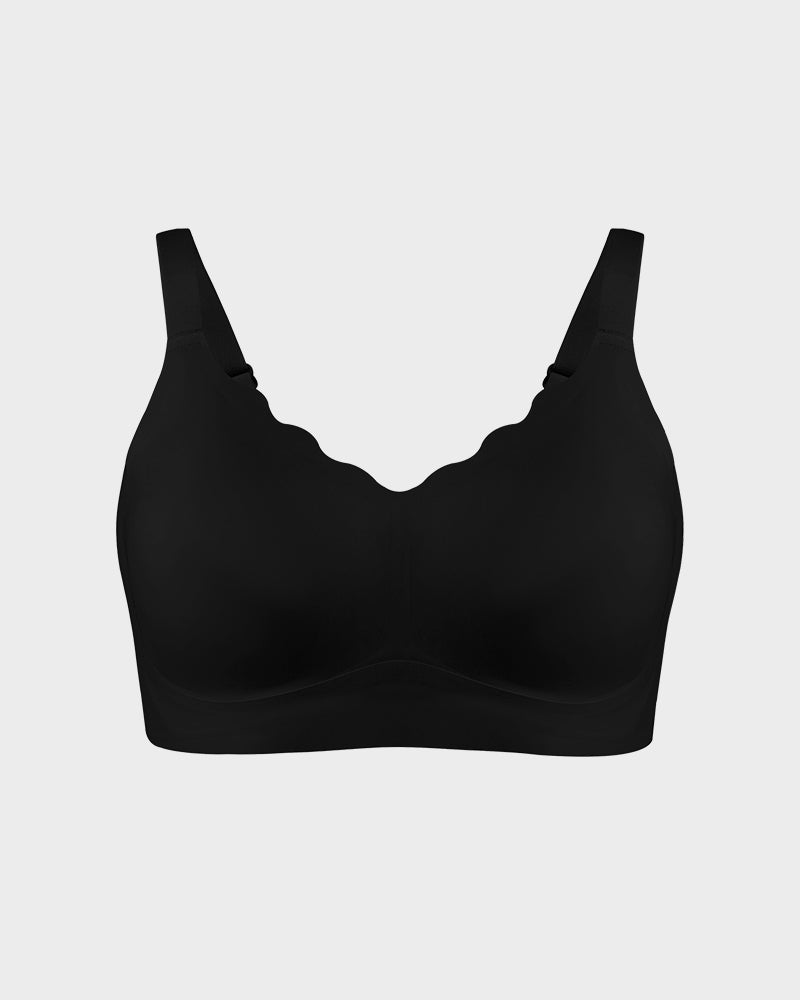 Wireless Seamless Comfort Smoothing Push-Up Bra for Everyday Invisible Support