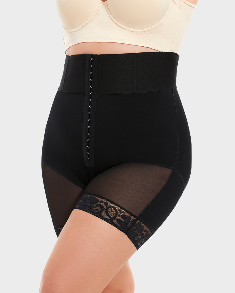 Shecurve Boned Sculpt Ultra High Waist Tummy Control Shapewear Shorts