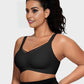 Women's Seamless V-Mesh Wireless Bralette: Ultra-Comfortable Supportive Everyday T-Shirt Bra
