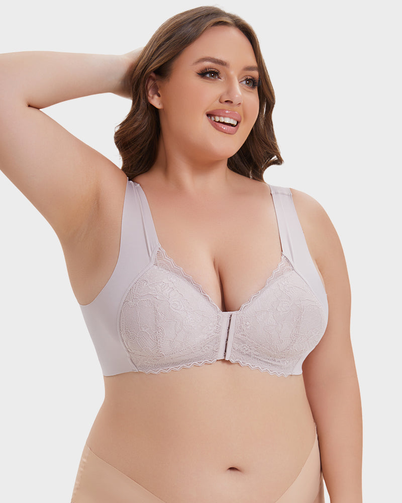 SheCurve 5D Front Closure Wireless Support Bra - Ultimate Comfort & Shaping Lift