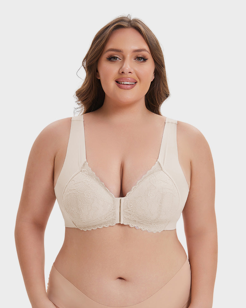 SheCurve 5D Front Closure Wireless Support Bra - Ultimate Comfort & Shaping Lift