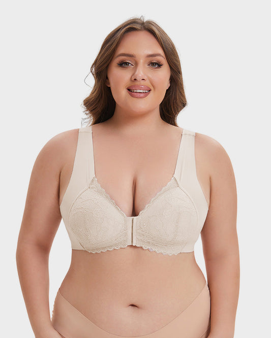 SheCurve 5D Front Closure Wireless Support Bra - Ultimate Comfort & Shaping Lift