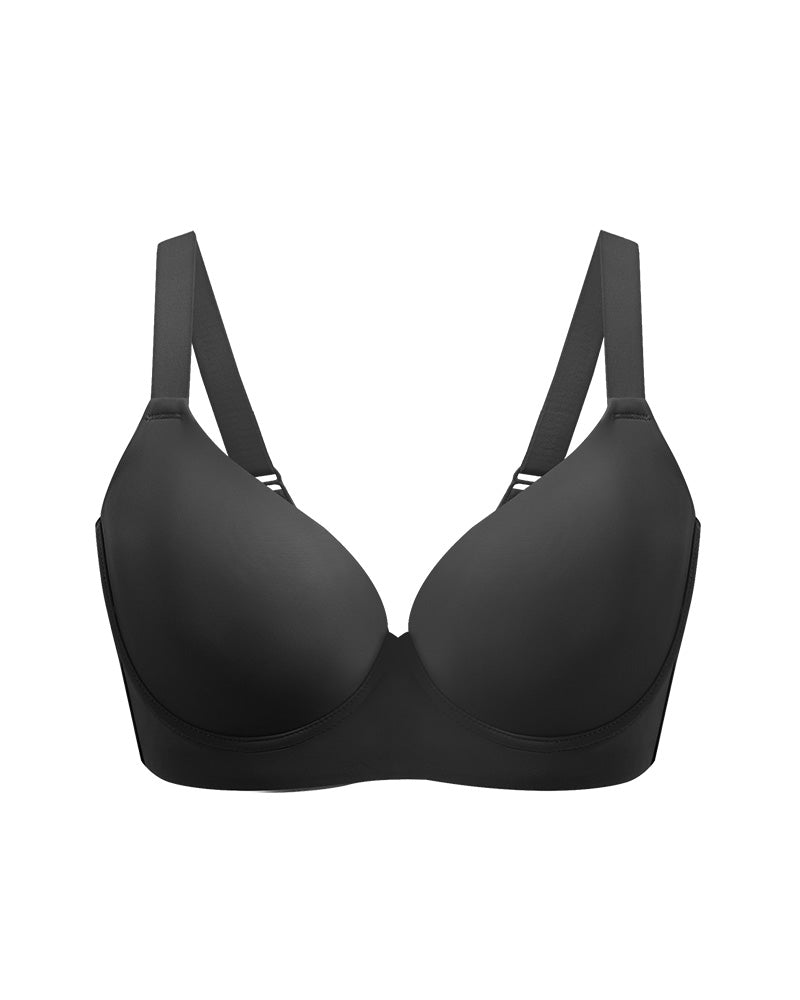 Ultimate Back Smoothing Push-Up Plunge Bra for Seamless Support and Lift