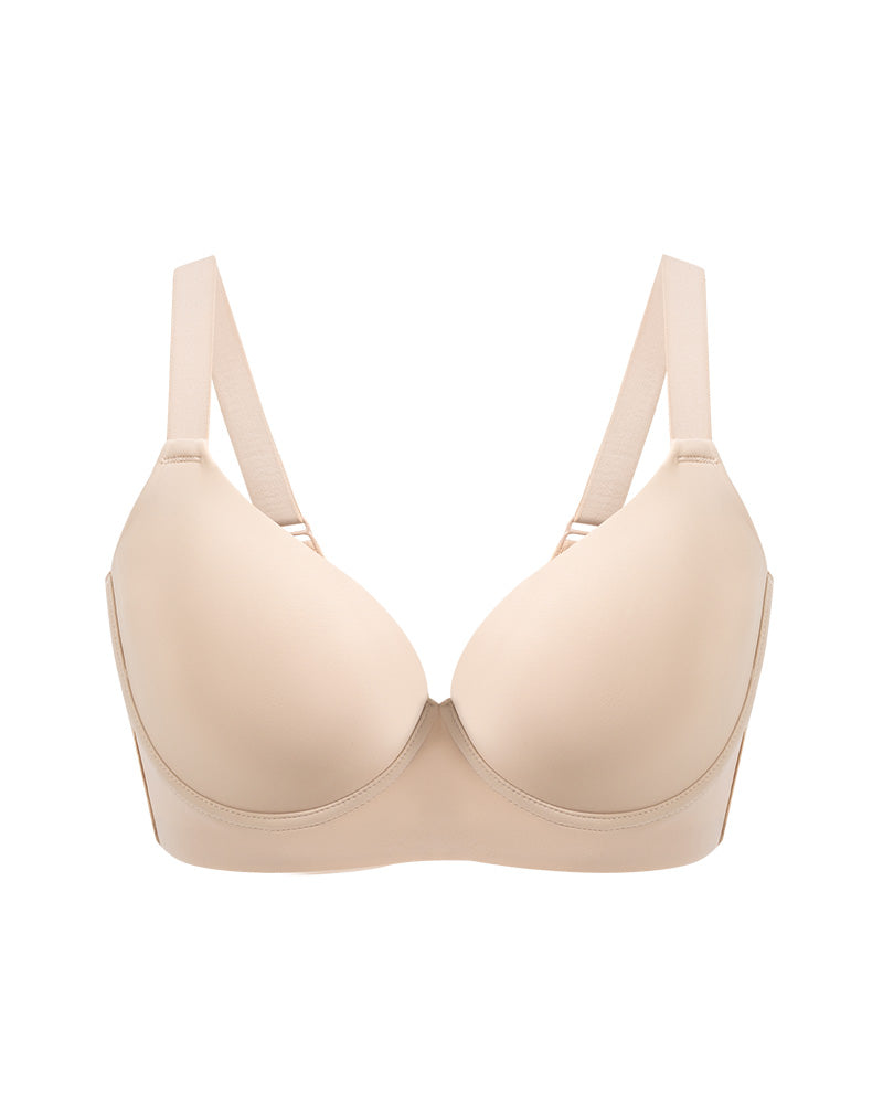 Ultimate Back Smoothing Push-Up Plunge Bra for Seamless Support and Lift