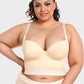 SheCurve Built-In Shapewear Longline Push-Up Bra for Smooth Support & Lift