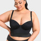 SheCurve Built-In Shapewear Longline Push-Up Bra for Smooth Support & Lift
