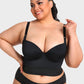 SheCurve Built-In Shapewear Longline Push-Up Bra for Smooth Support & Lift