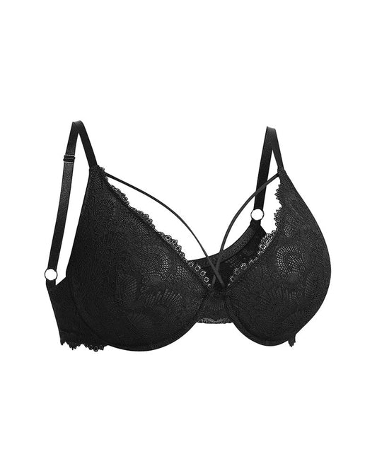 Non-Padded Lace Push-Up Bra