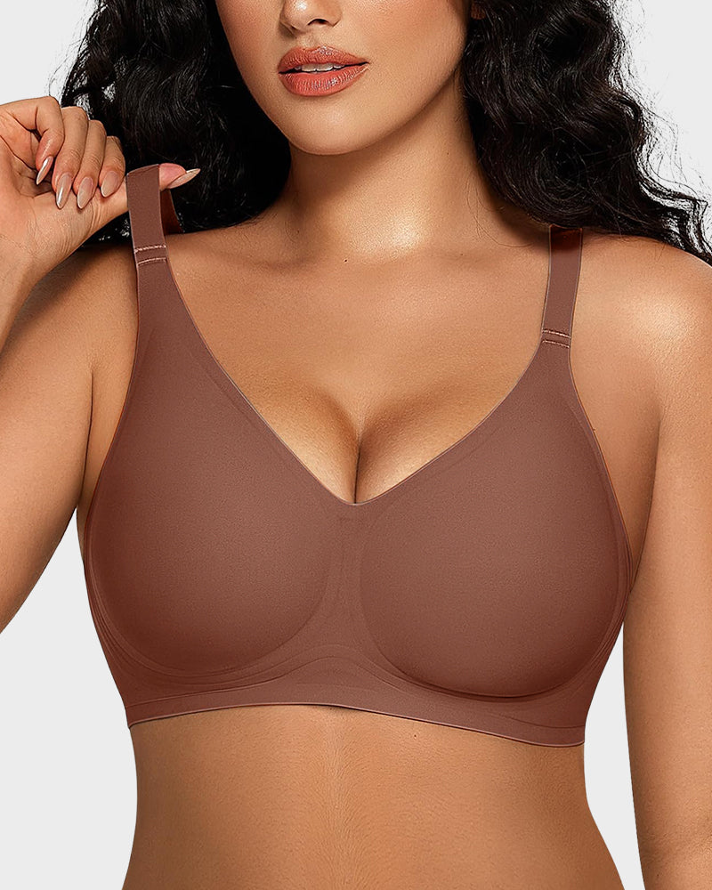 SheCurve Seamless Soft Comfort Wireless Bra: Revolutionary Jelly Strip Support