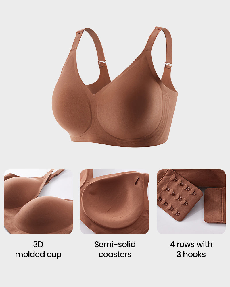 SheCurve Seamless Soft Comfort Wireless Bra: Revolutionary Jelly Strip Support