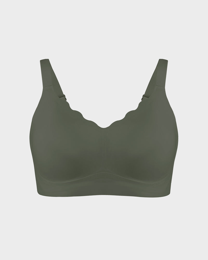 Wireless Seamless Comfort Smoothing Push-Up Bra for Everyday Invisible Support