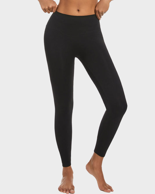 Cozy High Waist Fleece Lined Leggings: Ultimate Butt Lift & Warmth