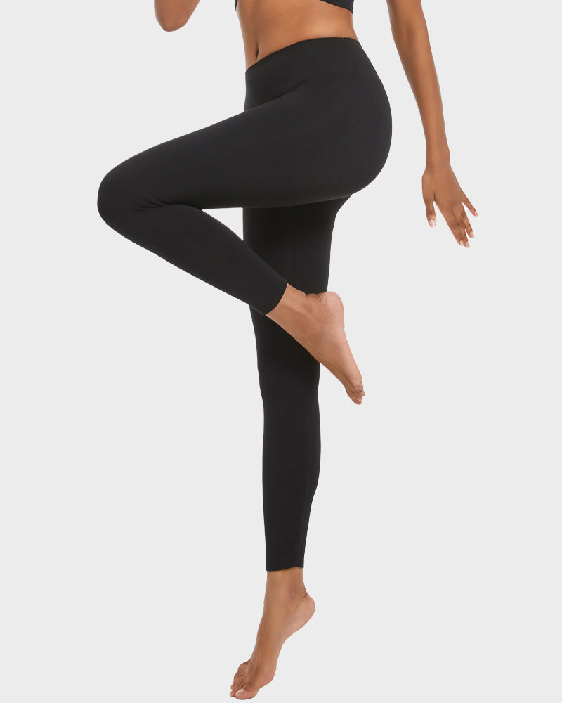 Cozy High Waist Fleece Lined Leggings: Ultimate Butt Lift & Warmth