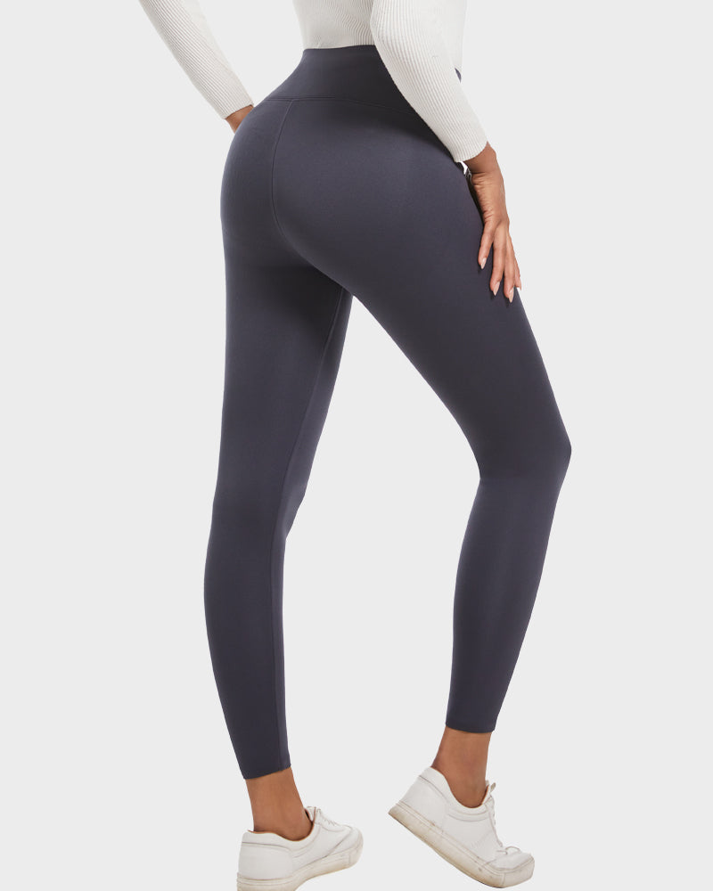 Warm High Waist Butt Lifting Sherpa Fleece Lined Winter Leggings
