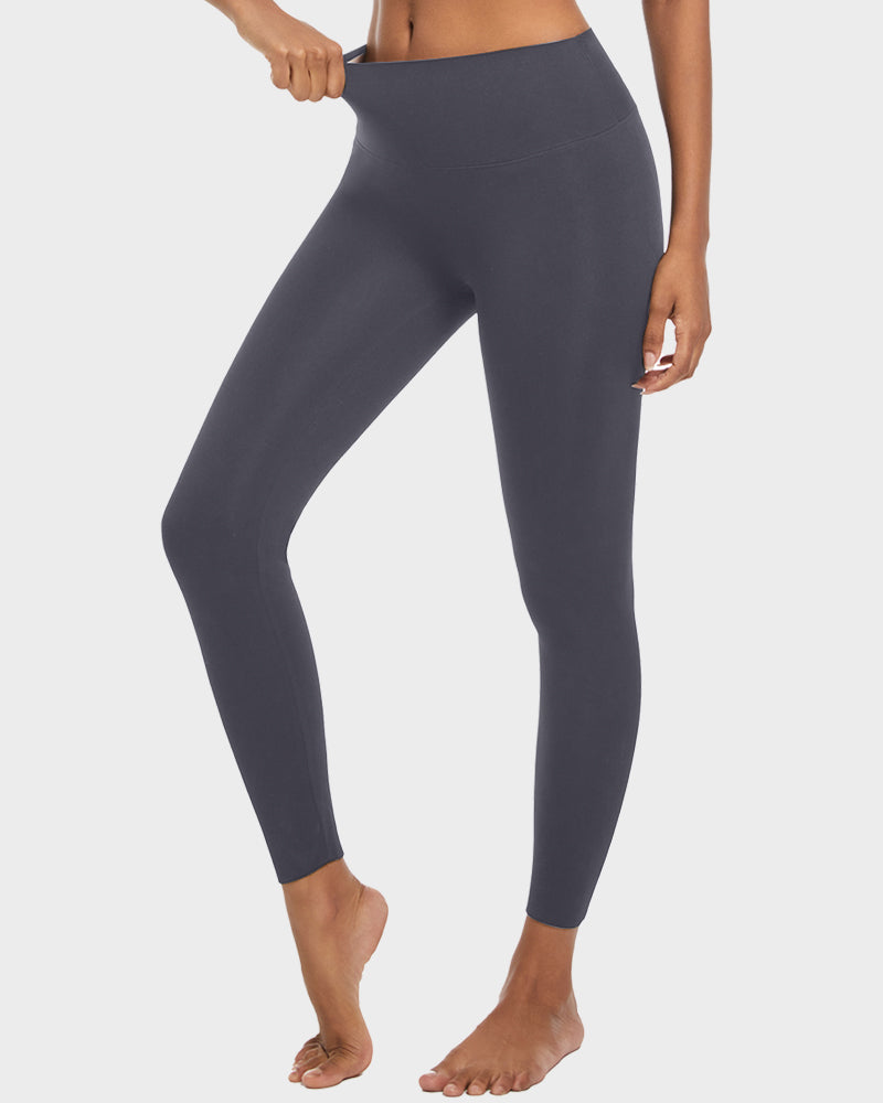 Cozy High Waist Fleece Lined Leggings: Ultimate Butt Lift & Warmth
