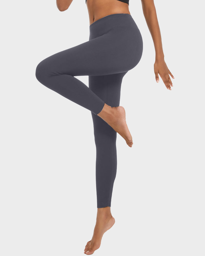 Cozy High Waist Fleece Lined Leggings: Ultimate Butt Lift & Warmth