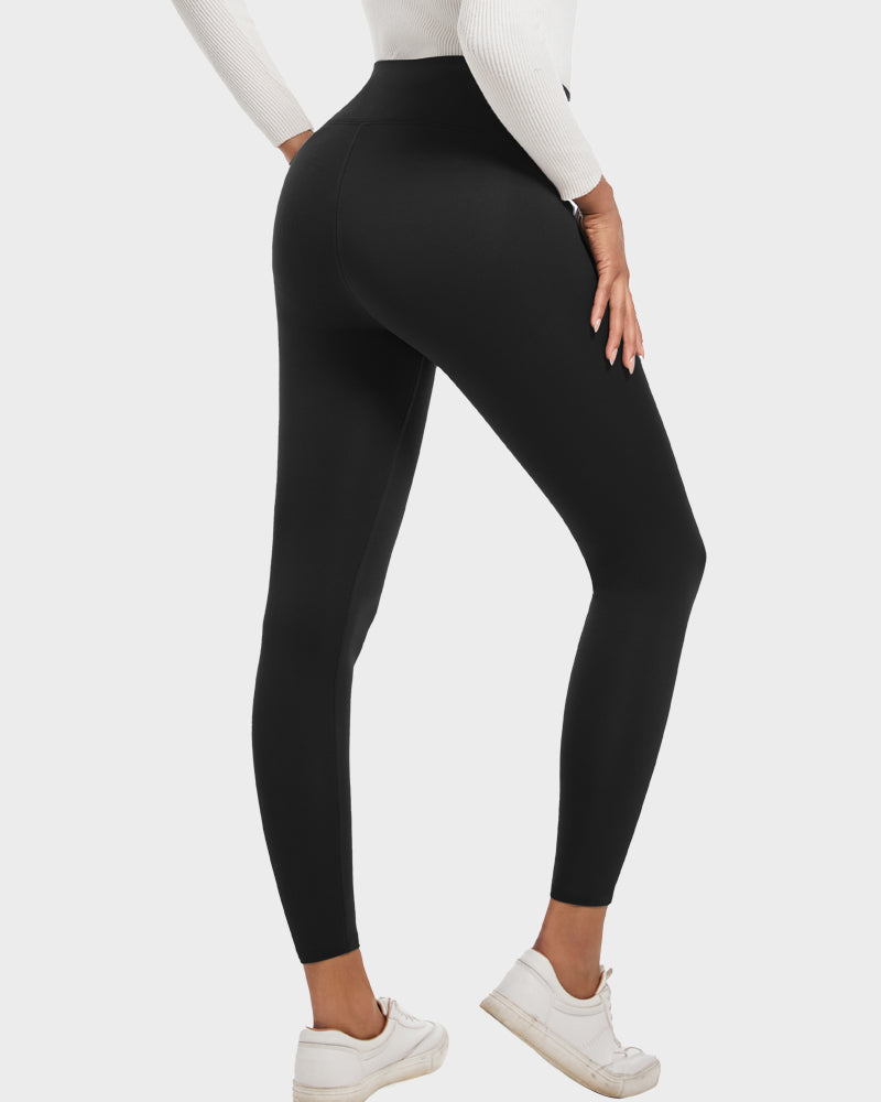 Warm High Waist Butt Lifting Sherpa Fleece Lined Winter Leggings