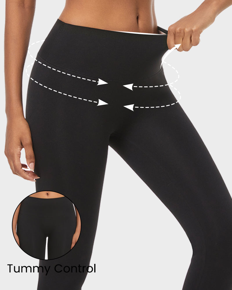 Cozy High Waist Fleece Lined Leggings: Ultimate Butt Lift & Warmth