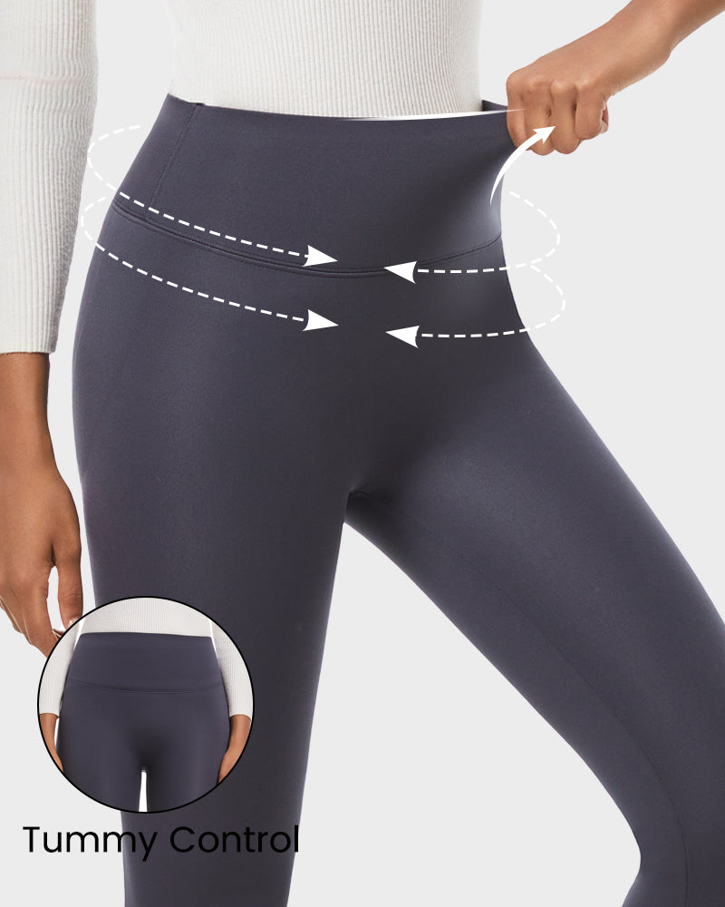 Warm High Waist Butt Lifting Sherpa Fleece Lined Winter Leggings