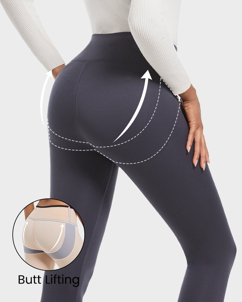 Warm High Waist Butt Lifting Sherpa Fleece Lined Winter Leggings