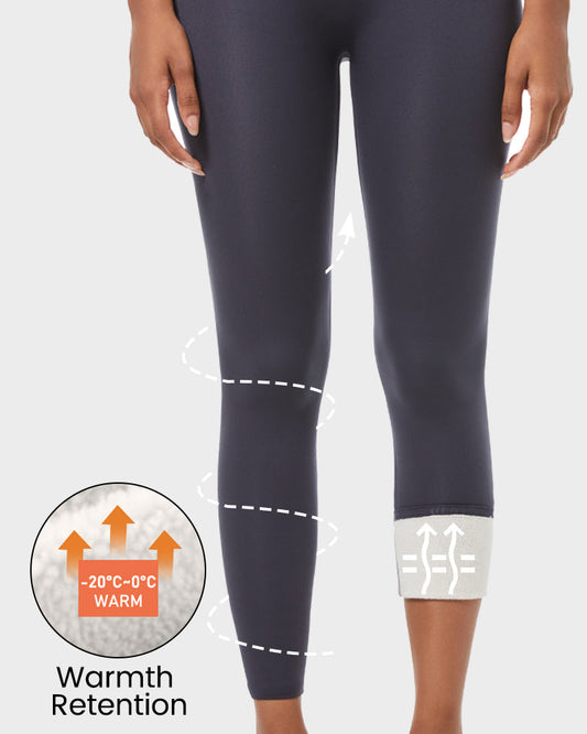 Warm High Waist Butt Lifting Sherpa Fleece Lined Winter Leggings