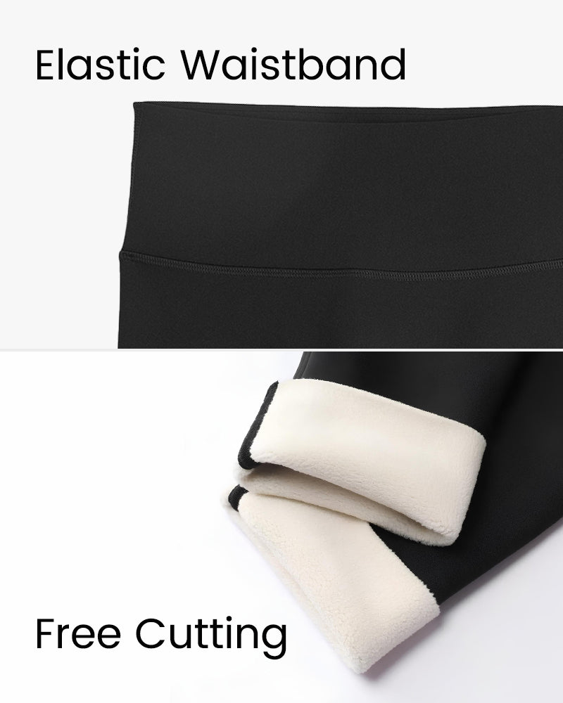 Warm High Waist Butt Lifting Sherpa Fleece Lined Winter Leggings