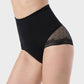 Shecurve High-Waist Tummy Control Lace Mesh Panty for Smooth Shaping