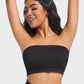 Ultra-Comfortable Seamless Padded Strapless Bandeau Bra with Invisible Support