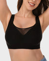 Breathable Mesh Front Contouring Wireless Bra for Pregnancy & Nursing Support