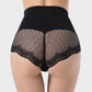 Shecurve High-Waist Tummy Control Lace Mesh Panty for Smooth Shaping
