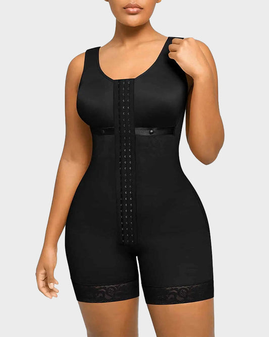 Post-Surgical Compression Shapewear Faja with Hooks for Liposuction Recovery