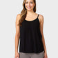 Women's Cooling Comfort Cami: Built-in Bra, Relaxed Fit, Adjustable Straps
