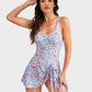 One Piece Tummy Control Tie Knot Swimsuits