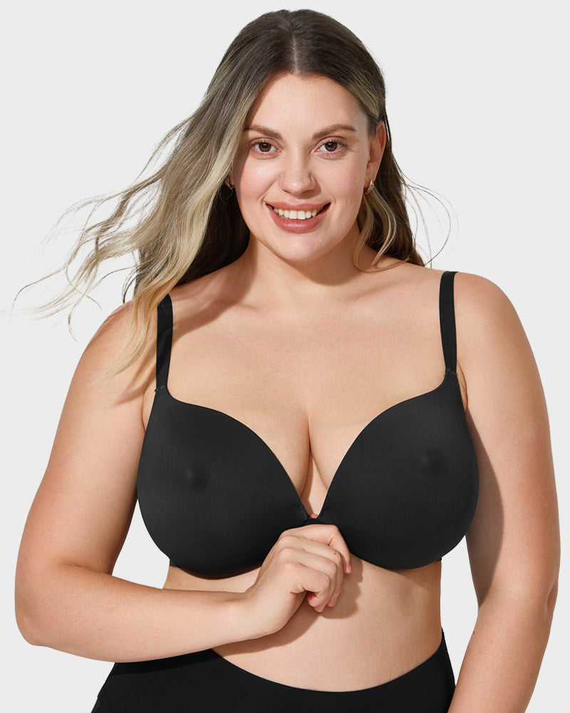 Invisible Seamless Comfort Push-Up Bra for Natural Lift & Smooth Silhouette