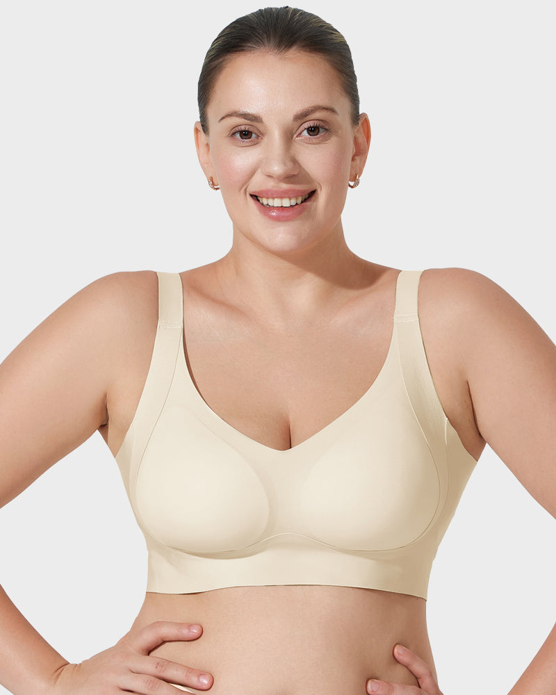 Ultimate Comfort Seamless Wireless Shaper Bra for Everyday Support & Lift