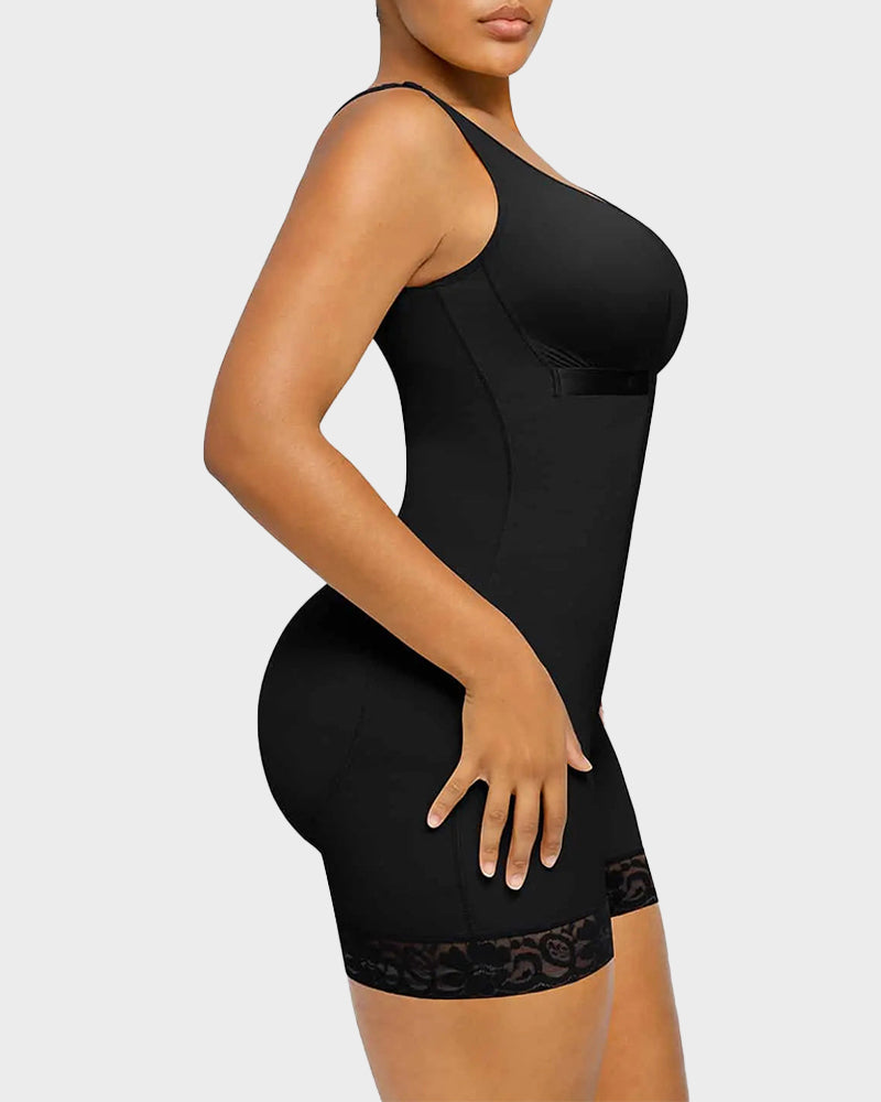 Post-Surgical Compression Shapewear Faja with Hooks for Liposuction Recovery