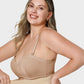 Comfortable Lace Trim Molded Cup Underwire Bra with Removable Adjustable Straps