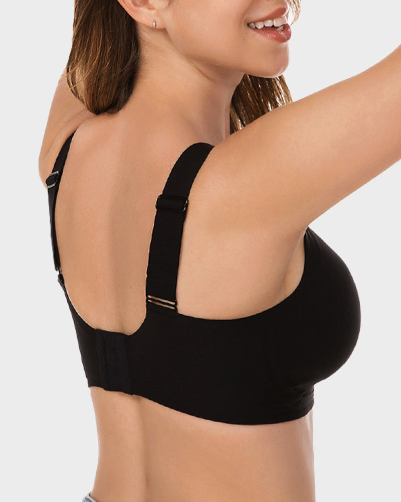 Breathable Mesh Front Contouring Wireless Bra for Pregnancy & Nursing Support